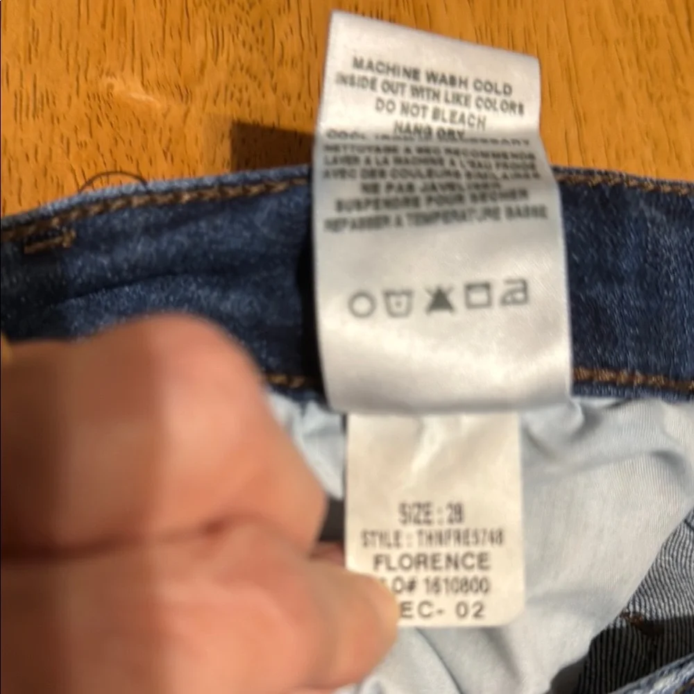 Joe's Jeans Distressed Blue Skinny Jeans